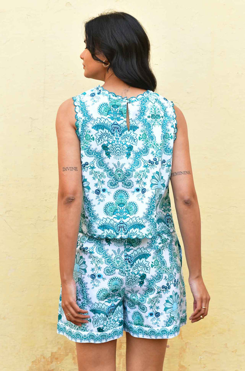 Azure and Indigo - Leilani Short Set