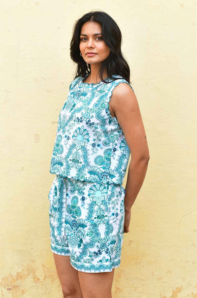 Azure and Indigo - Leilani Short Set