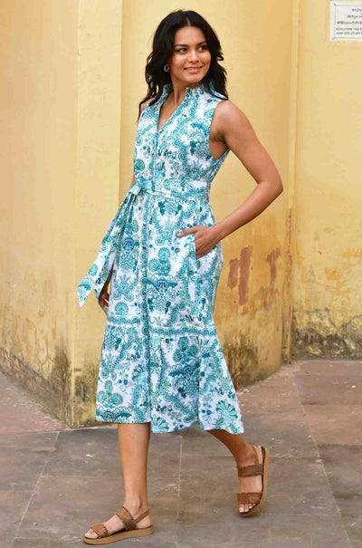 Azure and Indigo - Leilani Sundress