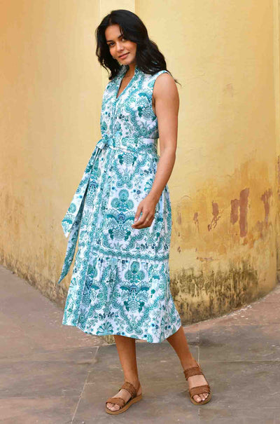 Azure and Indigo - Leilani Sundress