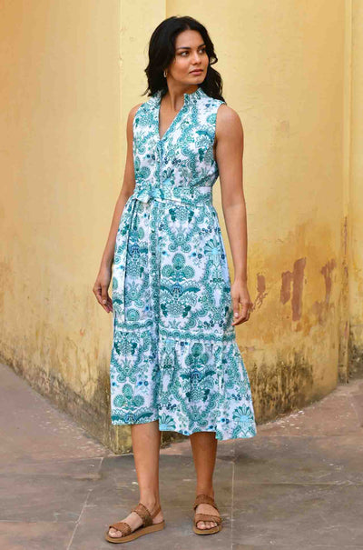Azure and Indigo - Leilani Sundress