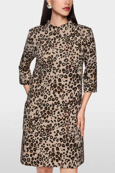 Marc Cain - Leopard Print Dress in Scuba Jersey