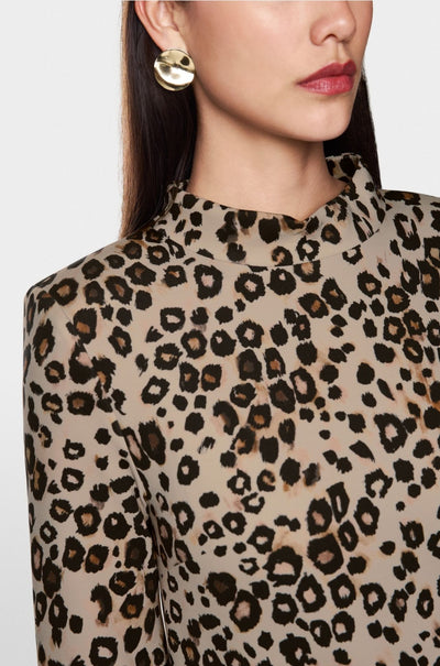 Marc Cain - Leopard Print Dress in Scuba Jersey