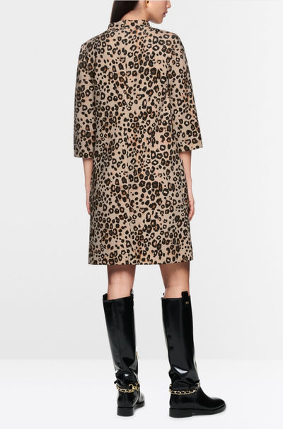Marc Cain - Leopard Print Dress in Scuba Jersey