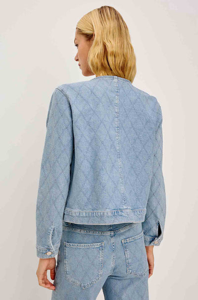 Rails - Lido Denim Jacket in Quilted Stud