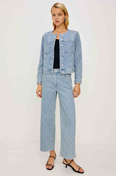 Rails - Lido Denim Jacket in Quilted Stud