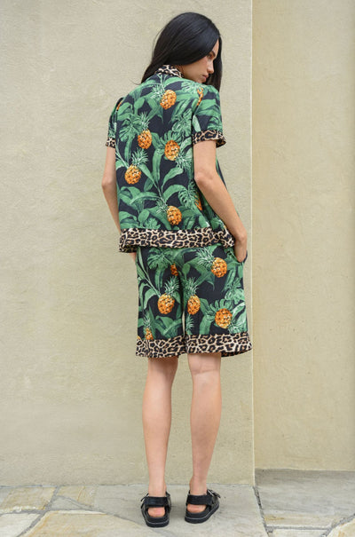 Curate - Life Is Palm-Tastic Short Cut Shorts