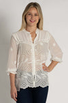Johnny Was - Lilianne Shirt in Wallflower Print
