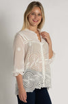Johnny Was - Lilianne Shirt in Wallflower Print