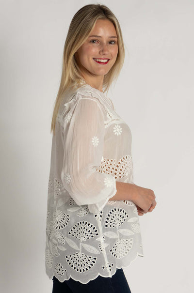Johnny Was - Lilianne Shirt in Wallflower Print