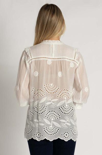 Johnny Was - Lilianne Shirt in Wallflower Print