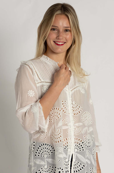 Johnny Was - Lilianne Shirt in Wallflower Print