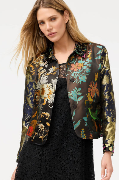 Johnny Was - Limited Edition Jacquard Cropped Jacket