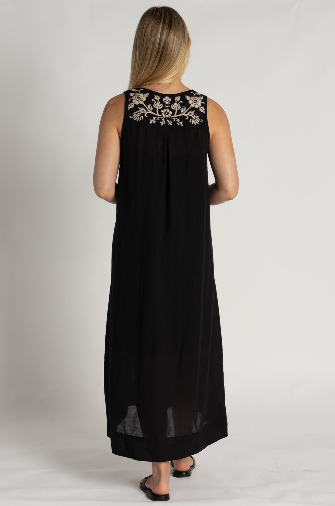 Johnny Was - Linen Tank Dress in Kamala Print - Zambezee Johnny Was - Linen Tank Dress in Kamala Print - Zambezee