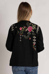 Johnny Was - Linen Workwear Jacket in Catia Print