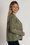 Johnny Was - Linen Workwear Jacket in Catia Print