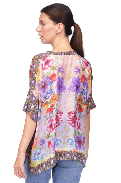 Johnny Was - Louella Blouse in Deco Scarf