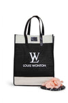 The Cool Hunter Market Bags - Louis Wonton Black Market Bag
