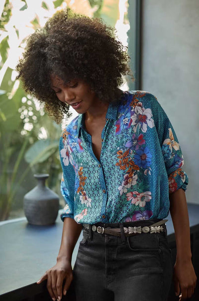 Johnny Was - Luisa Shirt in Dewflower