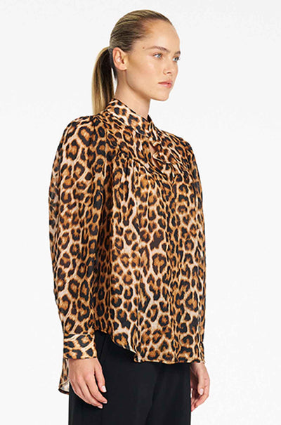 Mela Purdie - Lyric Blouse in Wildcat Linen Voile