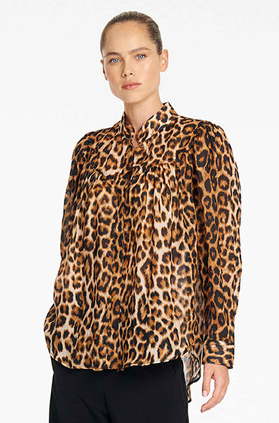Mela Purdie - Lyric Blouse in Wildcat Linen Voile