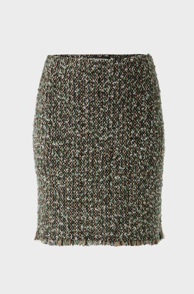 Marc Cain - Frayed Hem Tweed Skirt