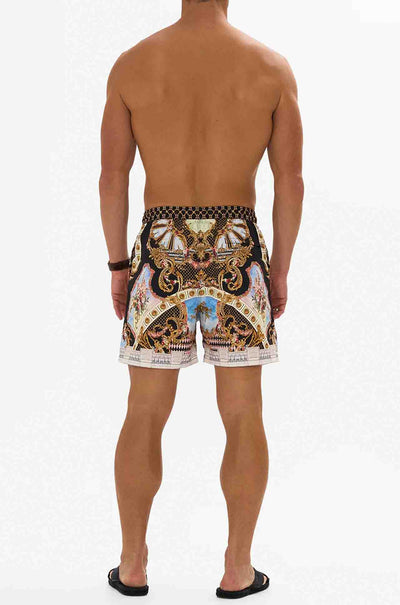 Camilla - Monarchy Mania Mid Length Boardshort