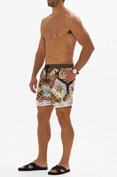 Camilla - Monarchy Mania Mid Length Boardshort