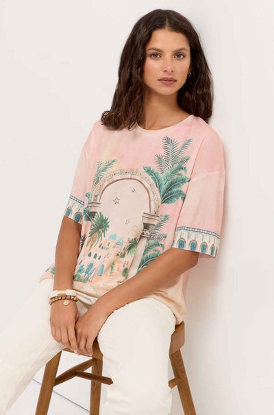 Johnny Was - Marnie Oversized Tee in Sirena