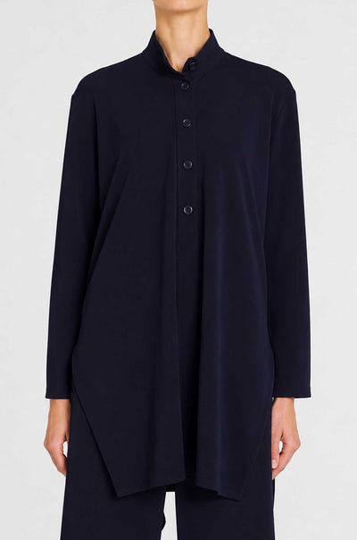 Mela Purdie - Maxi Henley in Powder Knit