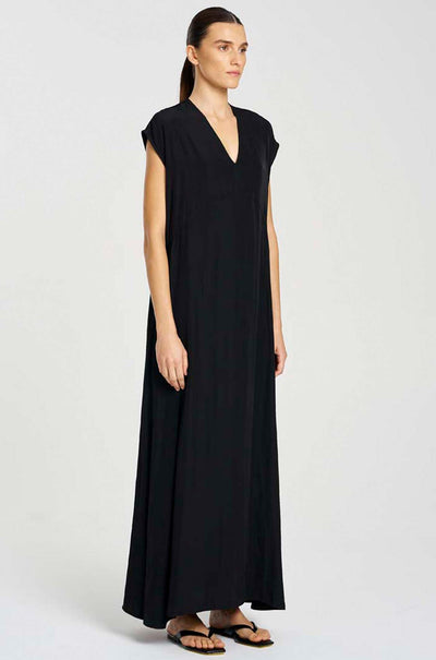 Mela Purdie - Maxi Slice Dress in Black
