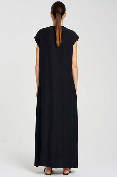 Mela Purdie - Maxi Slice Dress in Black