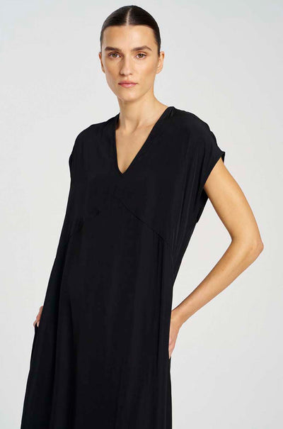 Mela Purdie - Maxi Slice Dress in Black