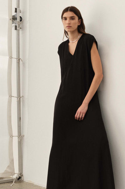Mela Purdie - Maxi Slice Dress in Black