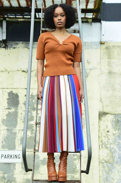 Coop - In The Hot Pleat Meet and Pleat Skirt