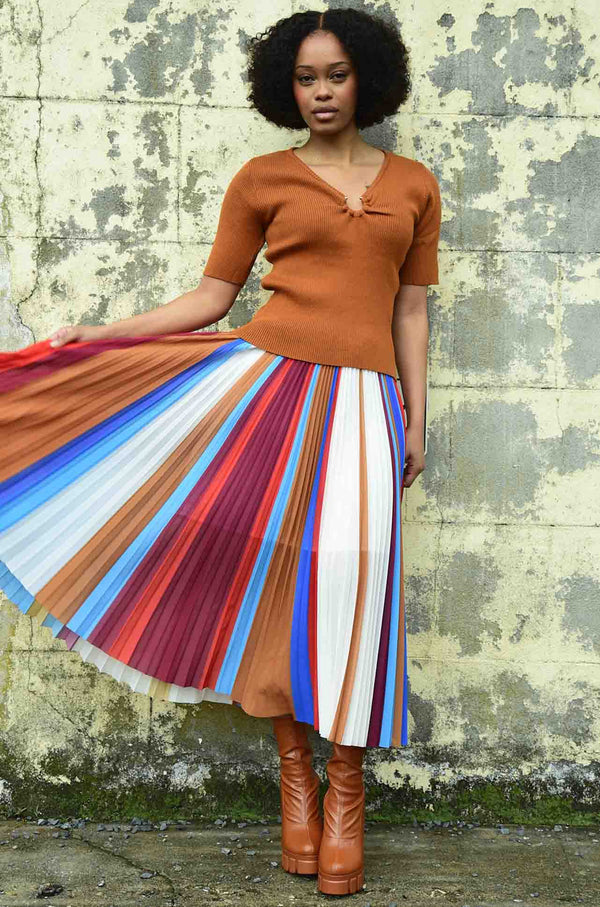 Coop - In The Hot Pleat Meet and Pleat Skirt - Zambezee