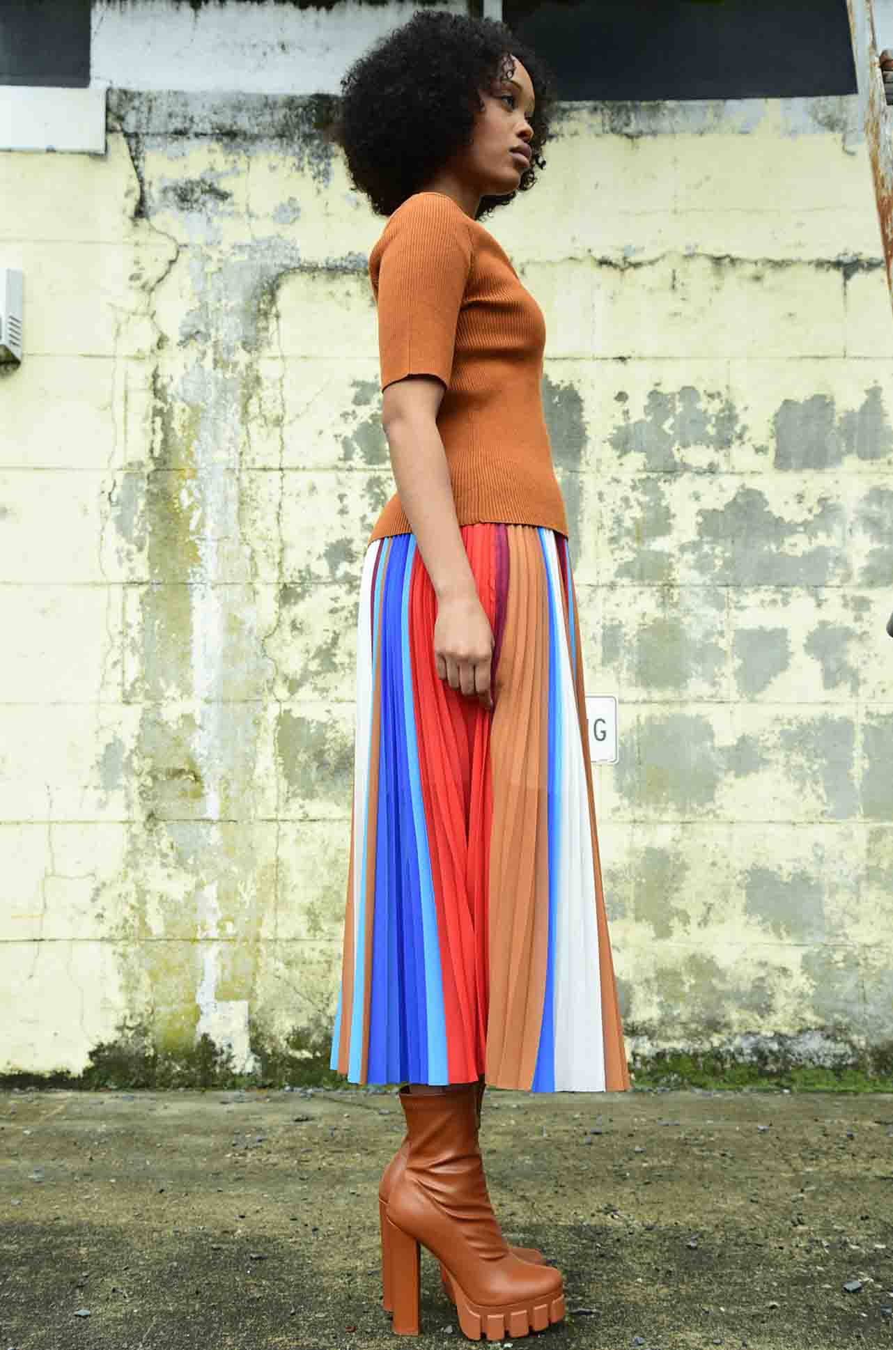 Coop - In The Hot Pleat Meet and Pleat Skirt - Zambezee