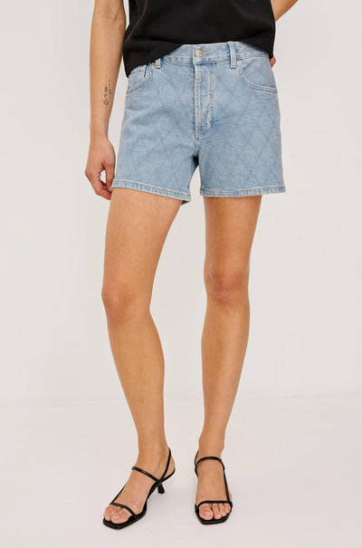 Rails - Mesa Denim Shorts in Quilted Stud