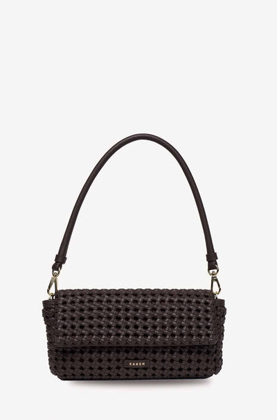 Saben - Milla Shoulder Bag in Cacao Fine Braid