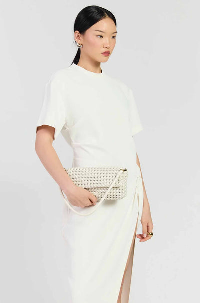 Saben - Milla Shoulder Bag in Quartz Fine Braid