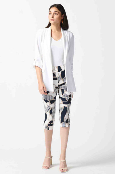 Joseph Ribkoff - Millennium Abstract Print Capri Pants