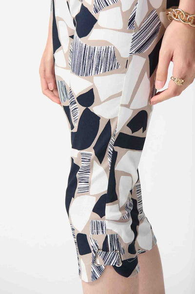 Joseph Ribkoff - Millennium Abstract Print Capri Pants