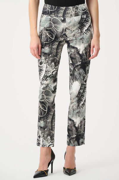 Joseph Ribkoff - Millennium Abstract Print Pull-On Pants