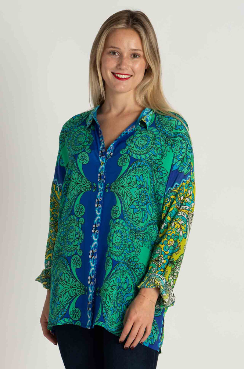 Johnny Was - Mingle Blouse in Diomedes