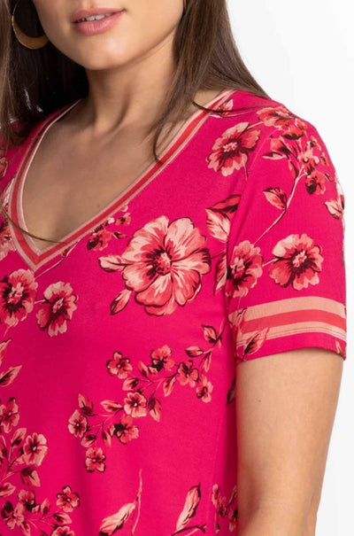 Johnny Was - Misty Fall Favourite S/S V-Neck Tee