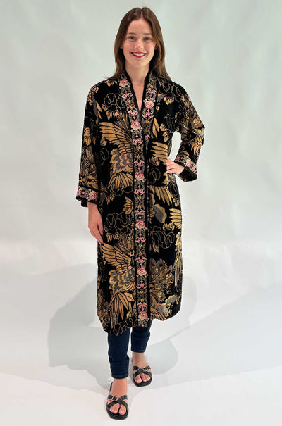 Johnny Was - Myriam Reversible Kimono in Lyla Burnout Lowri