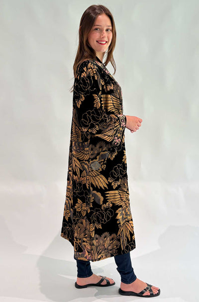 Johnny Was - Myriam Reversible Kimono in Lyla Burnout Lowri