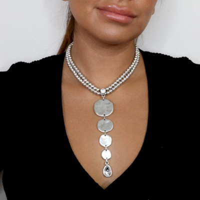 Pewter - Kitrina Necklace