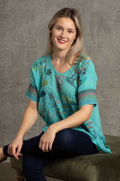 Johnny Was - Linsey Nathaly Blouse