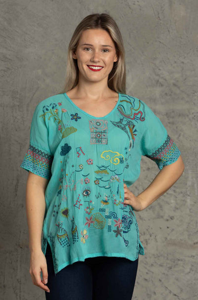 Johnny Was - Linsey Nathaly Blouse